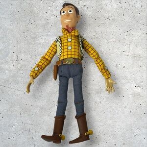 Toy Story Woody With Pull String Doll 15.5” Tall TESTED WORKS